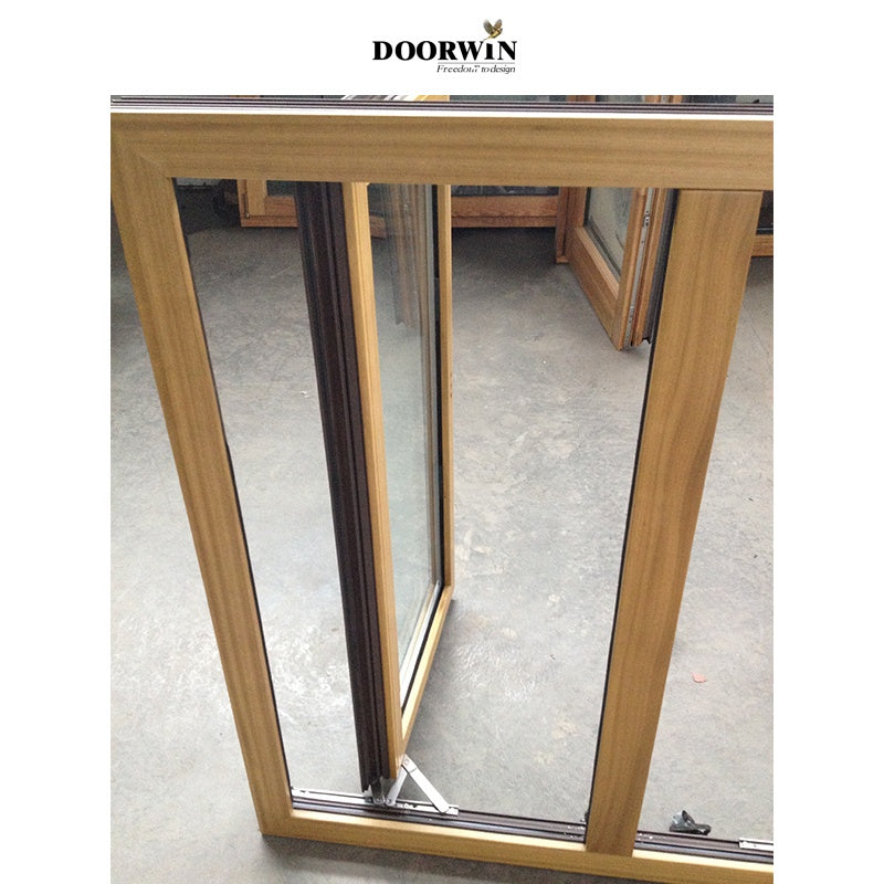 Doorwin 2021Doorwin 2020 Latest Design New Modern Energy Efficient Solid Wooden Push Out French Casement Windows With Safety Glass For Sale