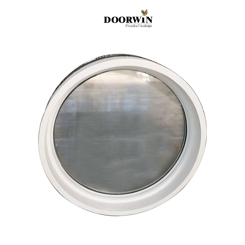 Doorwin 2021Doorwin hot Sale china made aluminium round windows with tempered glazing circular stained glass window