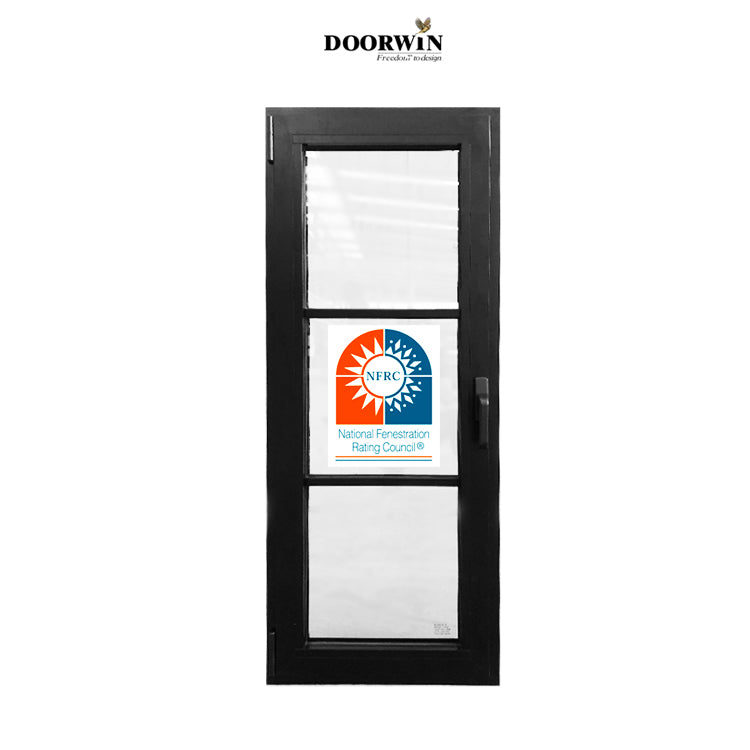 Doorwin 2021Beautiful Grill Design Pictures Powder Coating Extruded Aluminium Frame 30X30 30X60 60X48 Window