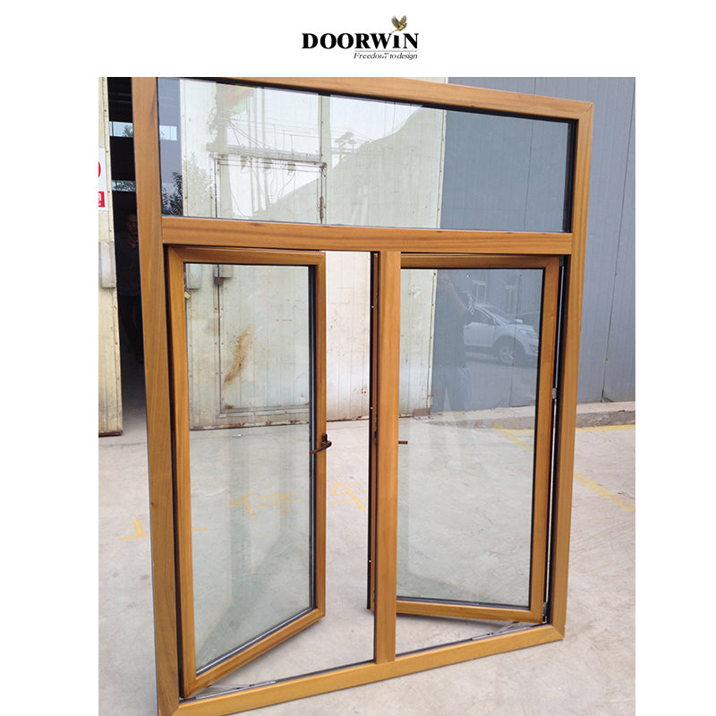 Doorwin 2021Doorwin 2020 Latest Design New Modern Energy Efficient Solid Wooden Push Out French Casement Windows With Safety Glass For Sale