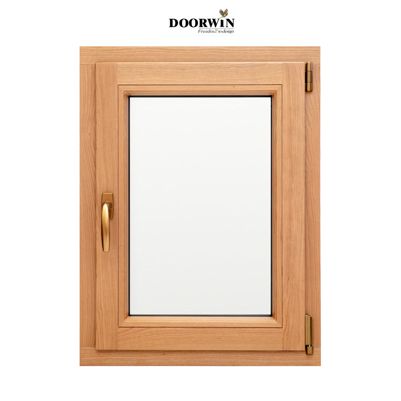 Doorwin 2021Florida Wood Grain Aluminum soundproof waterproof high qualityTilt and Turn casement Window