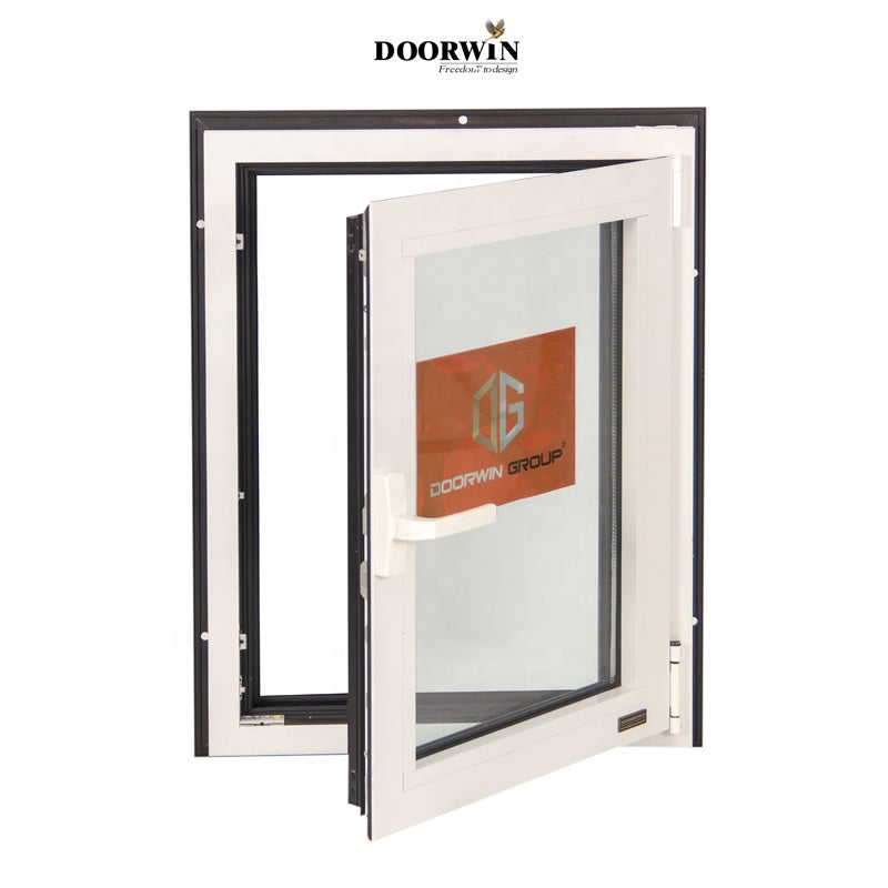 Doorwin 2021New York high quality aluminum double glazed windows glass tilt and turn window and door