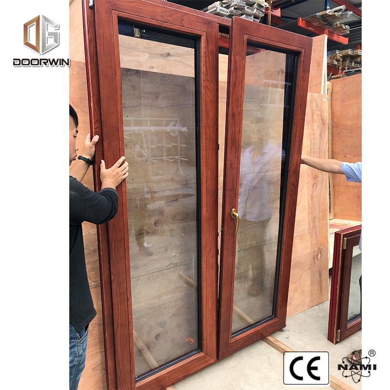 DOORWIN 2021Luxury European style wood aluminium casement tilt turn windowby Doorwin