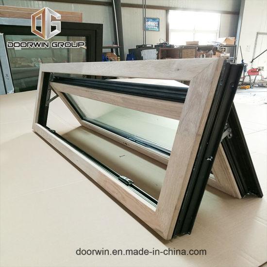 DOORWIN 2021Red Oak Wood Clad Aluminum Push out Casement Window - China Awning, Awning&#160; Windows