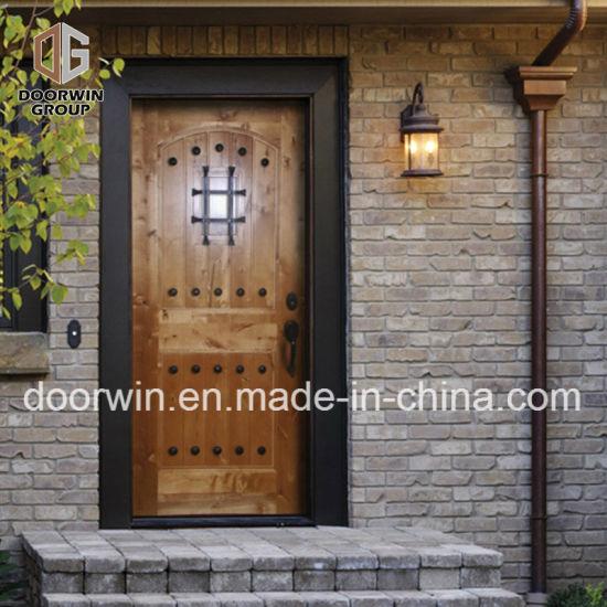 DOORWIN 2021Rustic Series Knotty Alder Exterior Wood Doors Solid Wood Front Door for House - China Knotty Alder Exterior Doors, Exterior Wood Doors