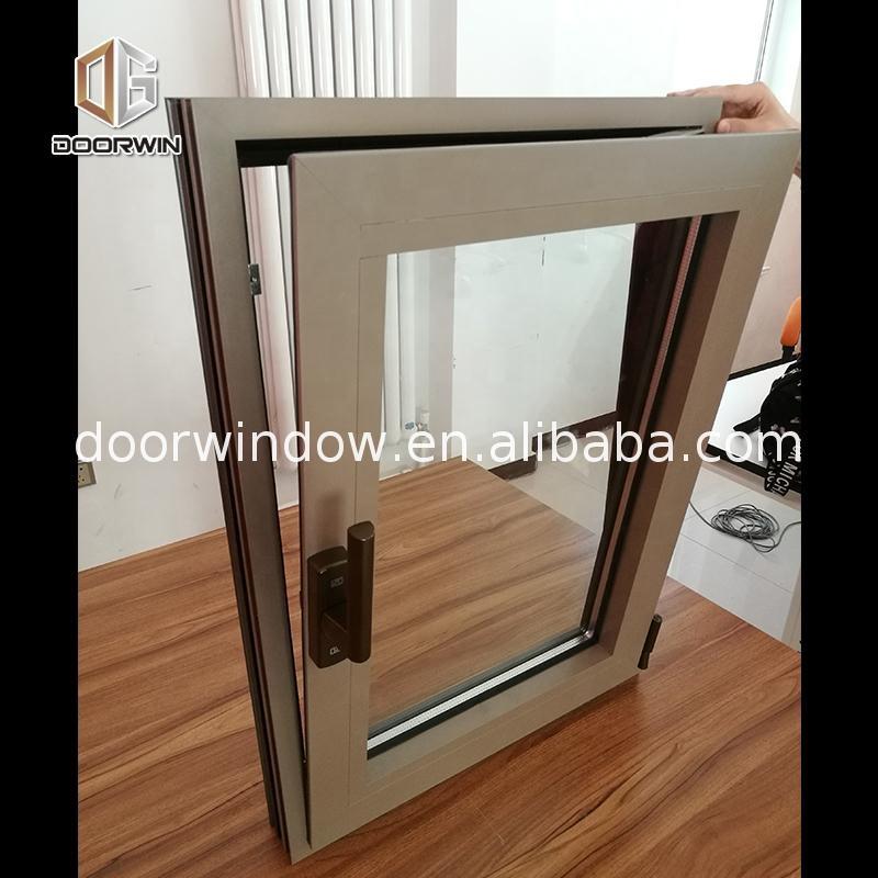 DOORWIN 2021Schuco double glazed powder coated thermal break aluminum casement window