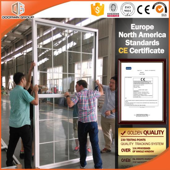 DOORWIN 2021Top Quality American Sliding Sash Window in China, Single Hung Window, Double Hung Window - China Aluminum Window, Double Hung Window