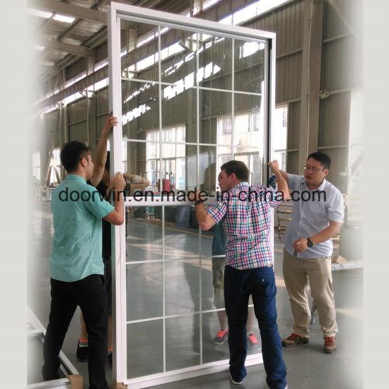 DOORWIN 2021Ultra-Large&Nbsp; Type Single Hung Thermal Break Aluminum Window Export to USA - China Series White Color Window, Aluminium Frame and Glass Window