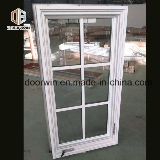 DOORWIN 2021White Solid Wood Crank Casement Window - China Aluminium Crank Windows, Window