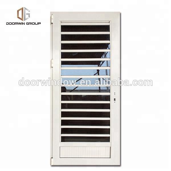 DOORWIN 2021Wood shutter window with roller and mosquito net nets louvers by Doorwin on Alibaba