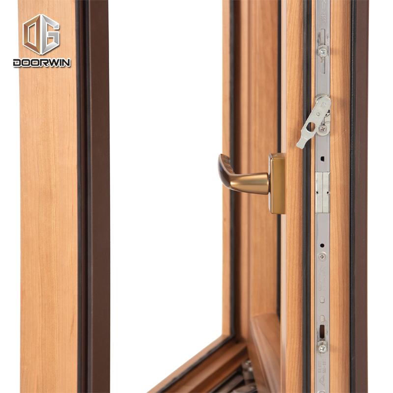 DOORWIN 2021Wooden grain swing window wood tilt and turnby Doorwin