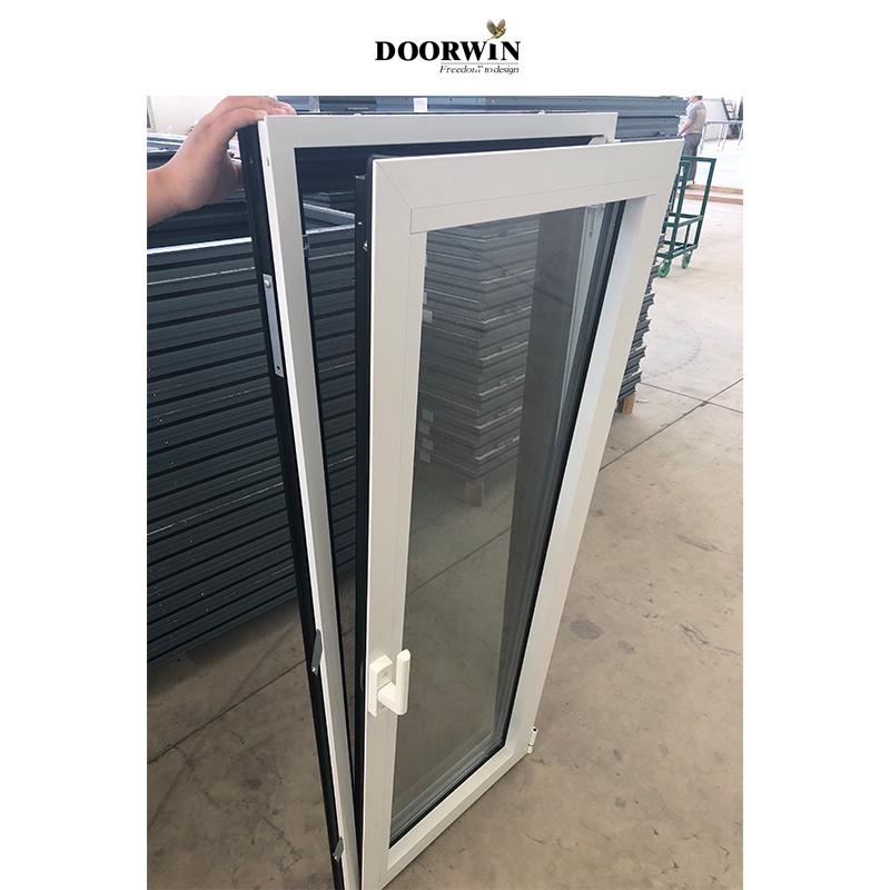 DOORWIN 2021Doorwin Latest Design  aluminium extrusion profile windows Two Way Open Aluminium Tilt And Turn Casement Glass Windows