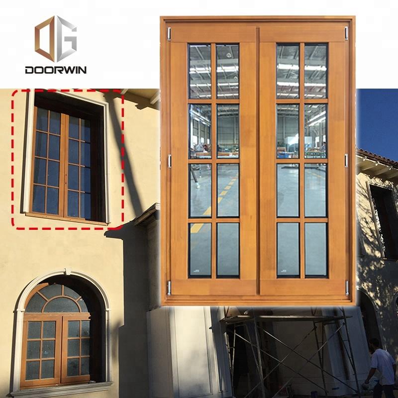 DOORWIN 2021double glazed wood wooden windows by Doorwin on Alibaba