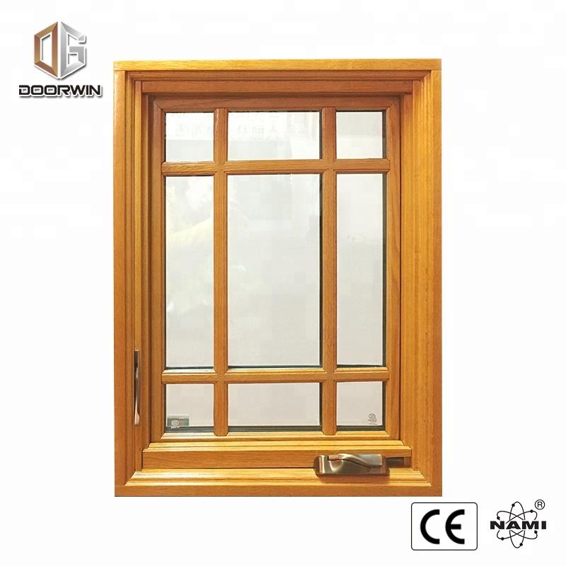 DOORWIN 2021energy swing windows & doors united states wood window profiles crank handle swing out casement windows by Doorwin