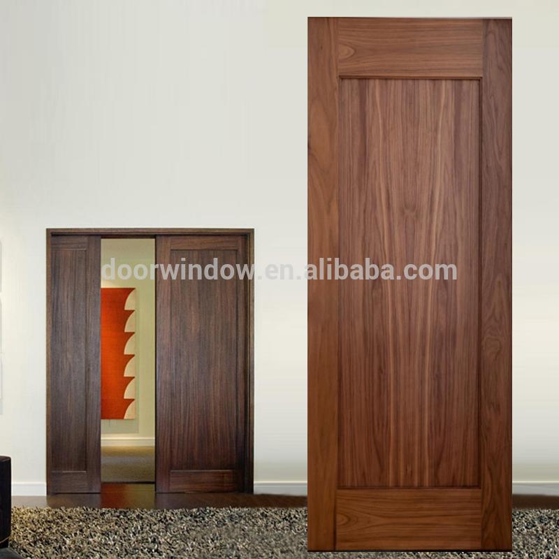 DOORWIN 2021luxury interior wood door concealing sliding pocket door with invisible track by Doorwin