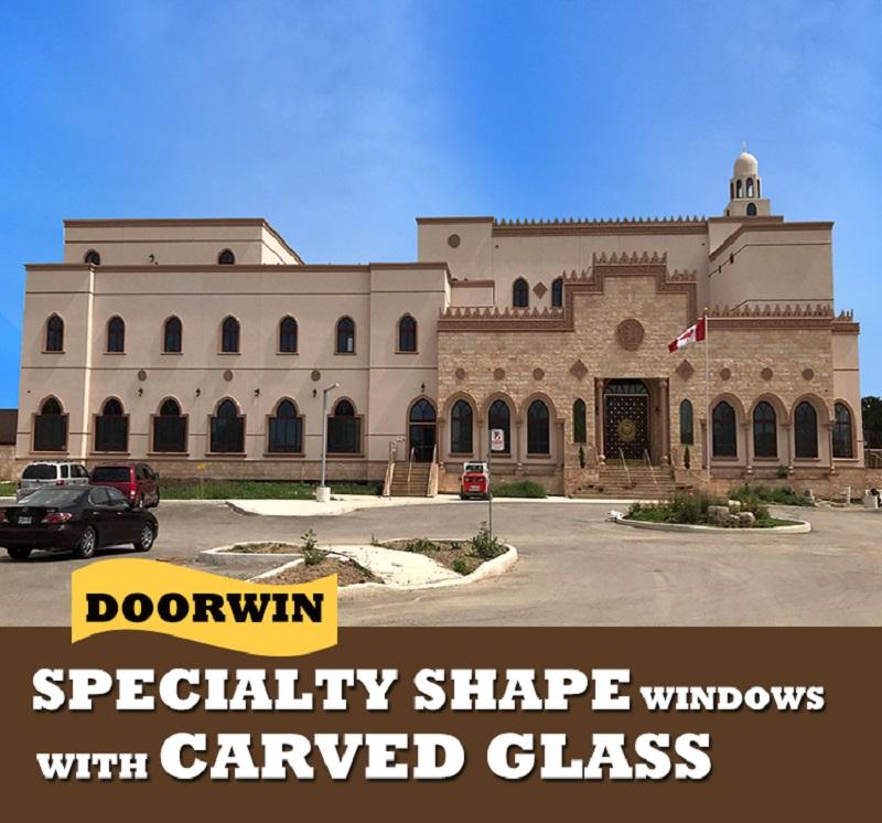 Doorwin Specialty Shapes Wood Windows --- Doorwin Project in Canada