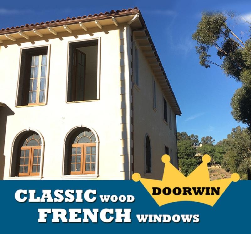 Doorwin’s Wonderful Projects Of Wood French Windows/ Doors --- Pine Wood French Windows/ Doors With Grilles