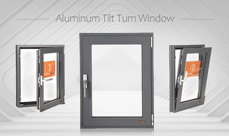 Latest Aluminum Tilt Turn House Windows With Affordable Price