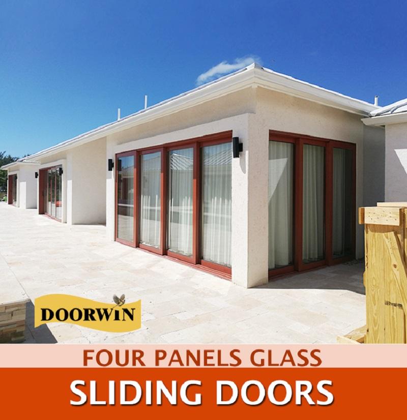 Doorwin Four Panels Glass Sliding Doors
