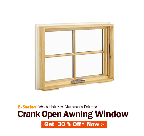 E-Series Crank Open Awning Window