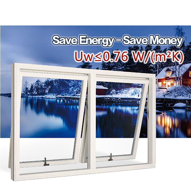 DOORWIN 2021Passive Top Hung Windows  Awning Window