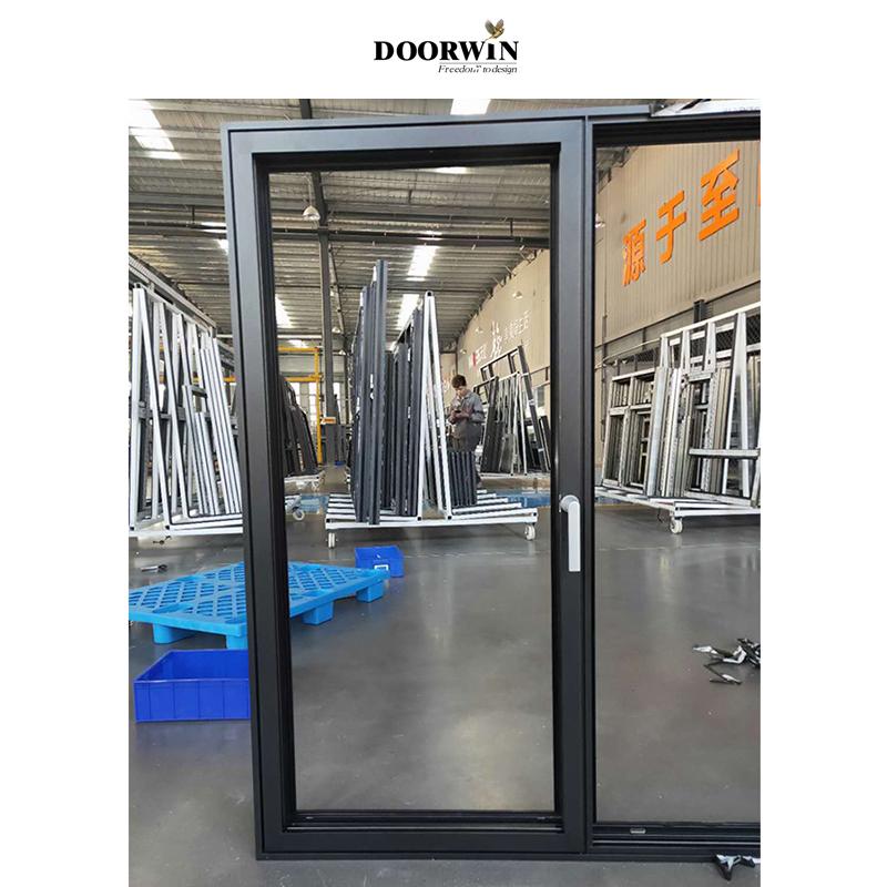 DOORWIN 2021Doorwin Cheap Price Latest Design Aluminum Frame Two Way Opening Tilt And Turn aluminium Replacement  Casement Window For  Sale