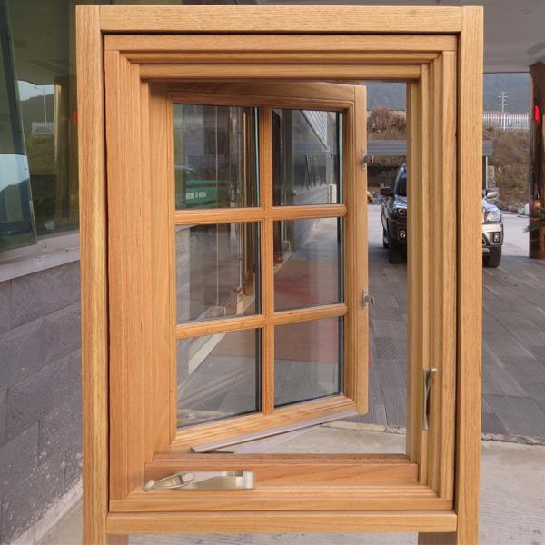 Doorwin 2021-American Casement Window Foldable crank handle  aluminum  clad solid oak wood