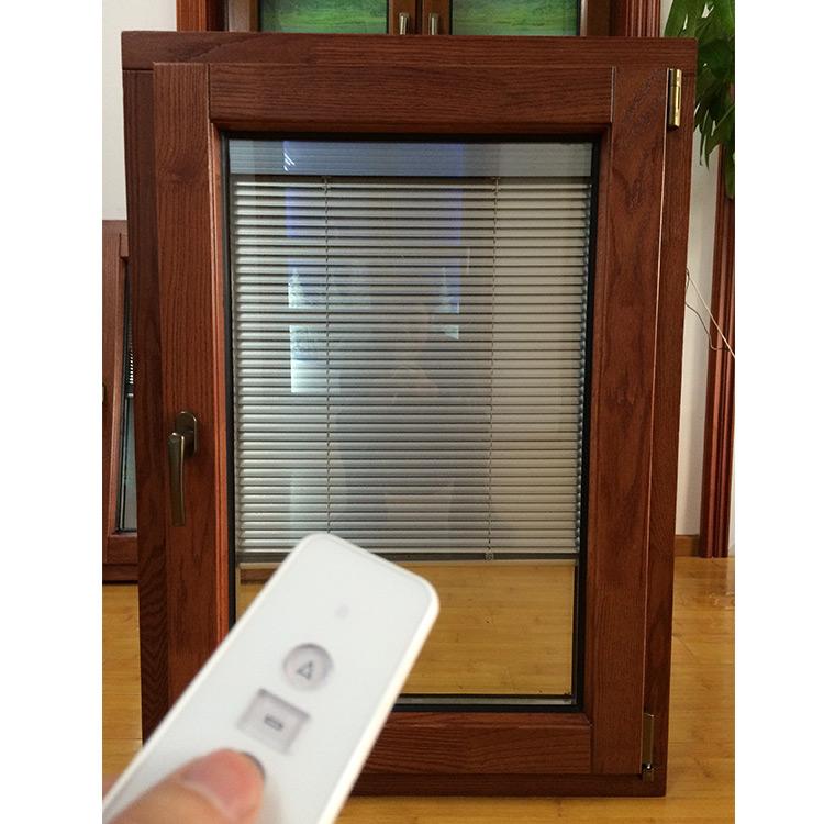 DOORWIN 2021tilt turn window-23 integral blinds tilt turn window with remote controller