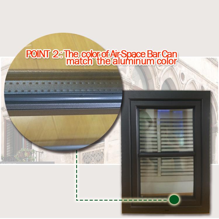 DOORWIN 2021Doorwin Solid Teak Wood Clad Thermal Break Aluminum Tilt Turn Windows
