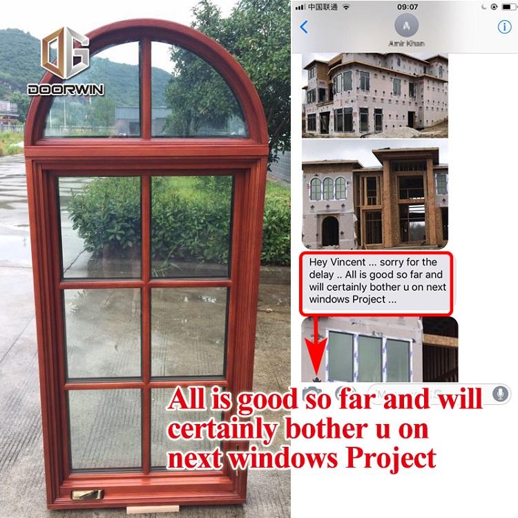DOORWIN 2021Doorwin wooden window frame design crank casement windows