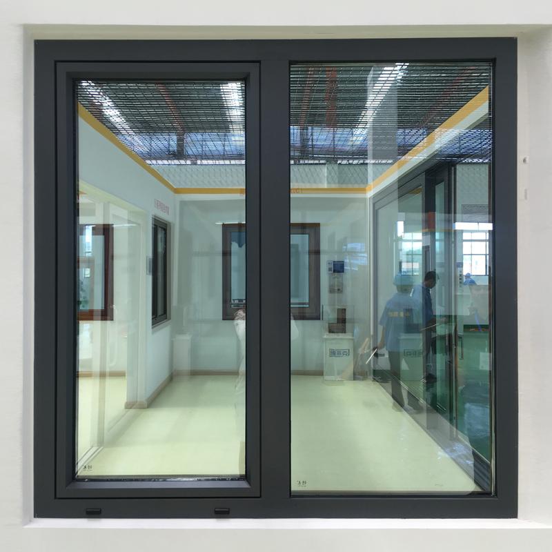 DOORWIN 2021tilt turn window-thermal break aluminum with wood cladding