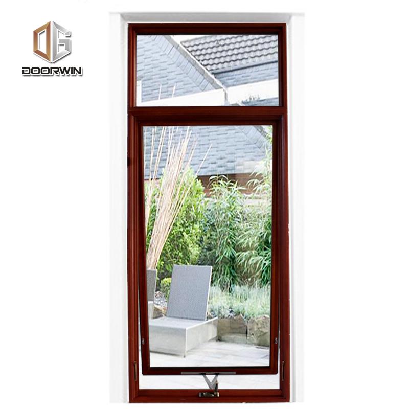 DOORWIN 2021Round top fixed window and bottom crank open window with decorative glazing bars