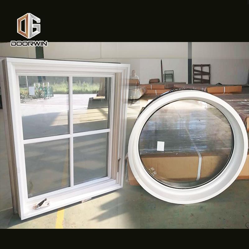 DOORWIN 2021white solid wood crank open window