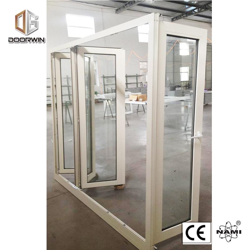 DOORWIN 2021WHITE THERMAL BREAK ALUMINUM BI-FOLDING DOOR