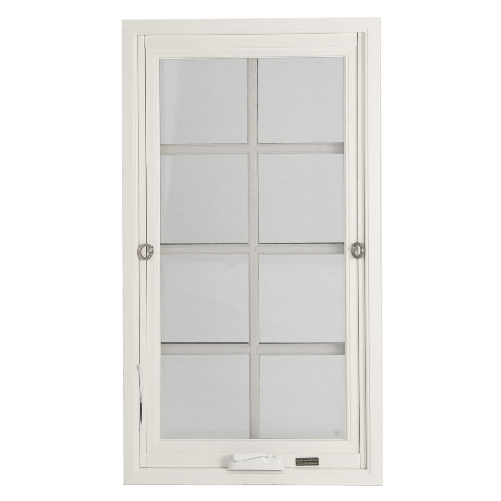 DOORWIN 2021white solid wood crank open window