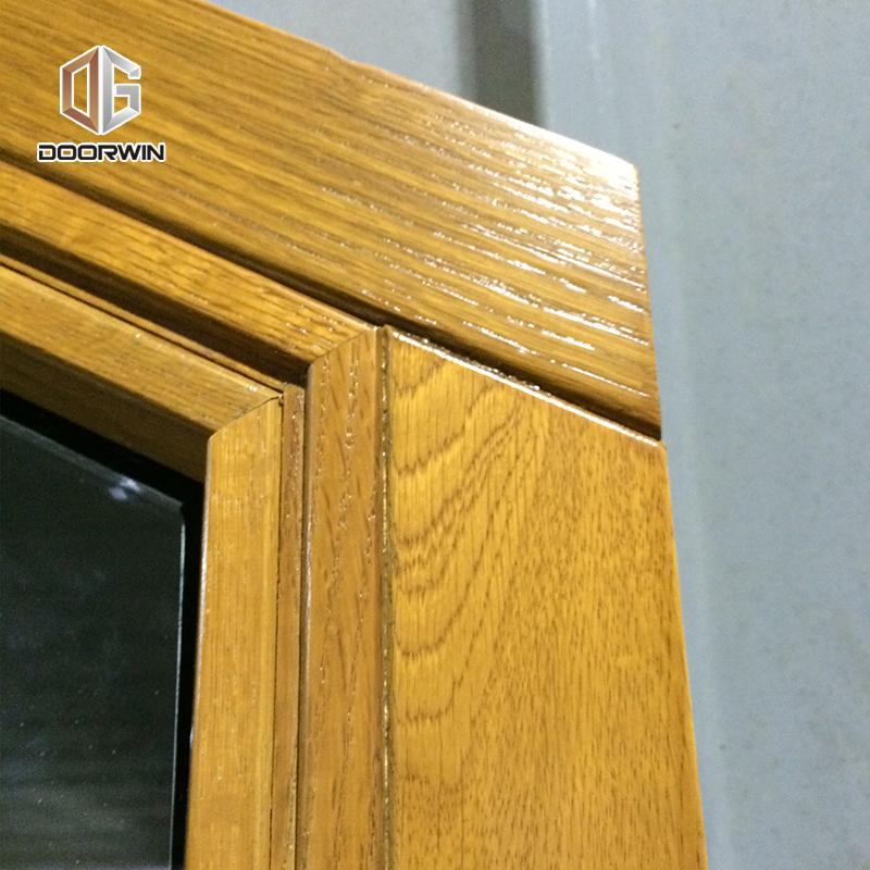 DOORWIN 2021special shapes oak wood tilt turn window