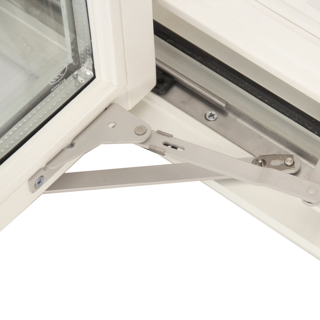 DOORWIN 2021white solid wood crank open window