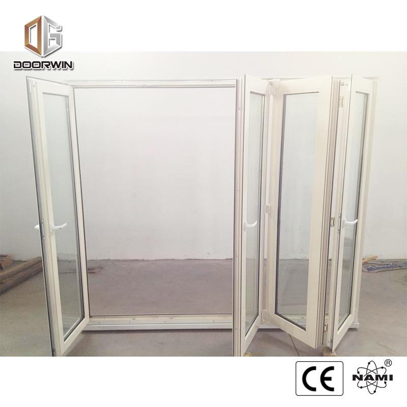 DOORWIN 2021WHITE THERMAL BREAK ALUMINUM BI-FOLDING DOOR