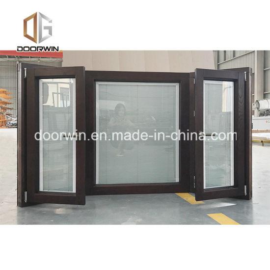 Doorwin 2021Aluminum Clad Wood Casement Window Built-in Blinds Integral Shutter Tilt and Turn Window for Afghan Client - China Aluminum Window, Wood Aluminum Window