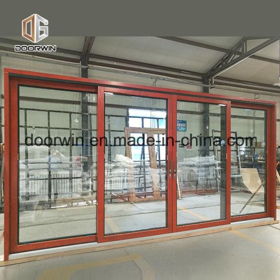 Doorwin 2021-Aluminum Clading Solid Wood Gliding Door, Sliding Window American Standard Sliding Door in The Kitchen - China Commercial Automatic Sliding Glass Doors, Dorma Automatic Sliding Door