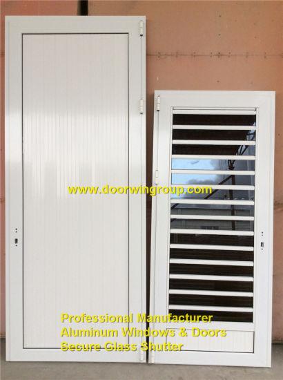 Doorwin 2021Aluminum Glass Shutter Door with Flyscreen - China Aluminum Glass Shutter, Shutter Door