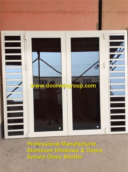 Doorwin 2021-Aluminum Secure Glass Shutter Window with Handles - China Aluminum Glass Shutter, Shutter Window