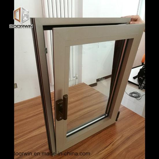 Doorwin 2021-Aluminum Wood Window with Burglar Proof Screen - China Aluminium Balustrade, Aluminium Handrail