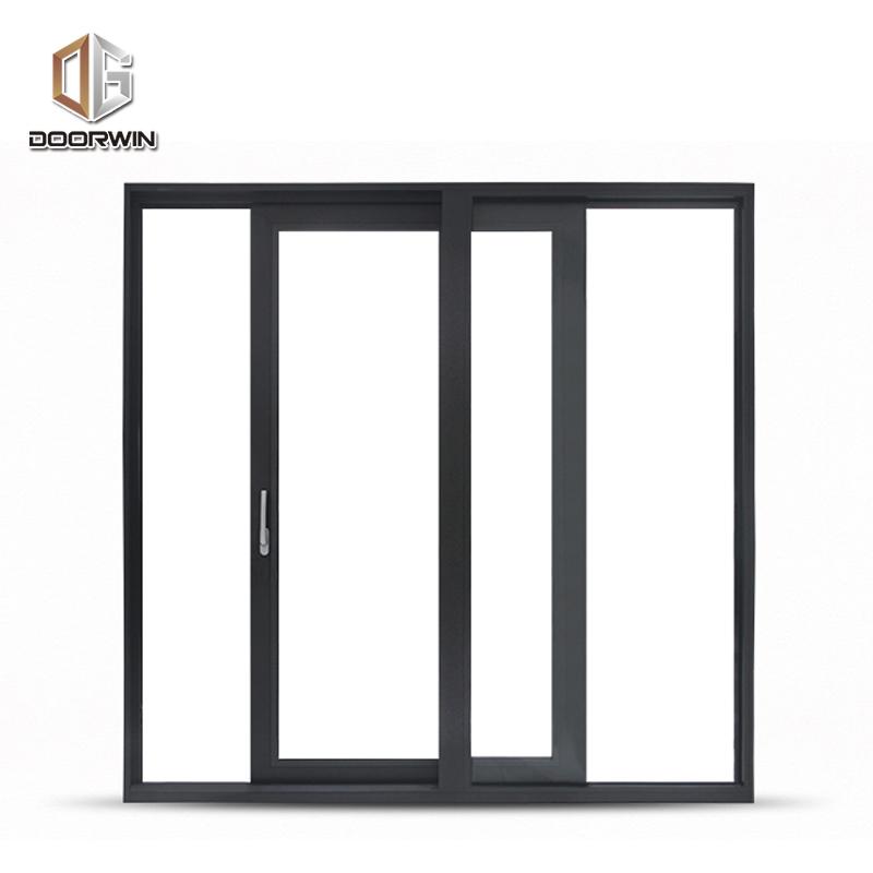Doorwin 2021-Aluminum sliding windows and doors with fly screen double tempered glass ce certificate