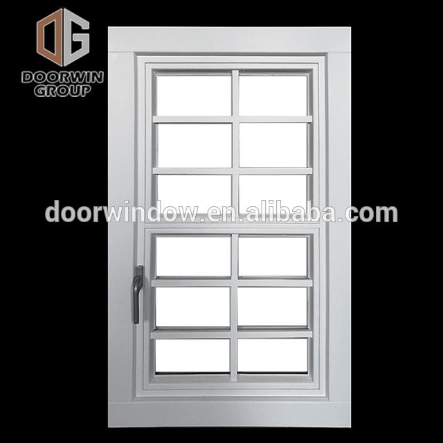 Doorwin 2021-Aluminum window awnings lowes for sale awning windows with tempered glazing