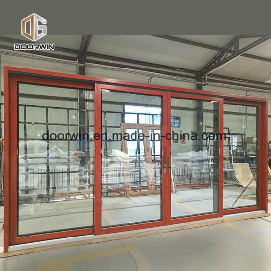 Doorwin 2021-America Style Aluminum Clading Solid Wood Hinged Door, Perfect Aluminum Horizontal Sliding Doors for Villa and Balcony - China Wood Door, Solid Wood Door