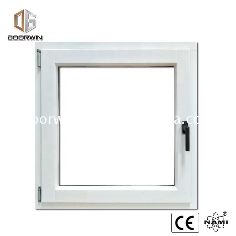 Doorwin 2021-America aluminum wood finish profile white wood window