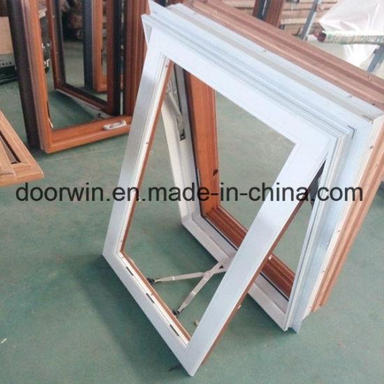 Doorwin 2021American Foldable Crank Handle Timber Window with Exterior Aluminum Cladding - China Awning Windows with Safety Glass