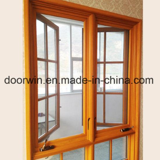Doorwin 2021-American Casement and Awning Window with Foldable Crank Handle, Timber Window with Exterior Aluminum Cladding - China Sash Window, Grill Design