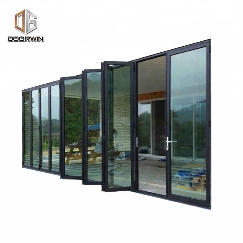 Doorwin 2021-American Certified New product ideas 2018 waterproof double glass hidden folding door by Doorwin